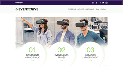 Desktop Screenshot of event-to-give.com